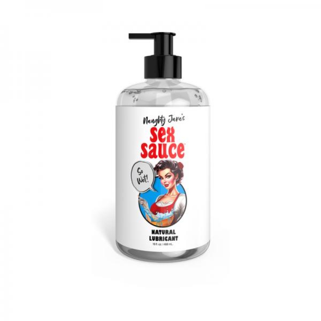 Naughty Jane's Sex Sauce Natural Lubricant 16 Oz.