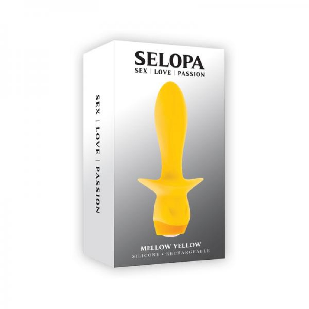 Selopa Mellow Yellow Rechargeable Vibrating Plug - Yellow