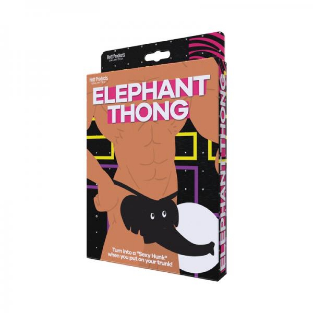 Elephant Thong - Black O/S