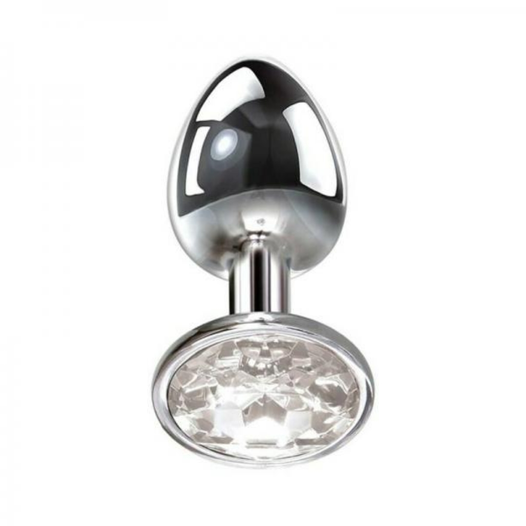 Adam & Eve Clear Gem Anal Plug - Small