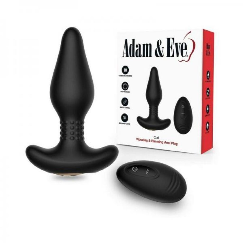 Adam & Eve Carl Vibrating & Rimming Plug - Experience Ultimate Pleasure