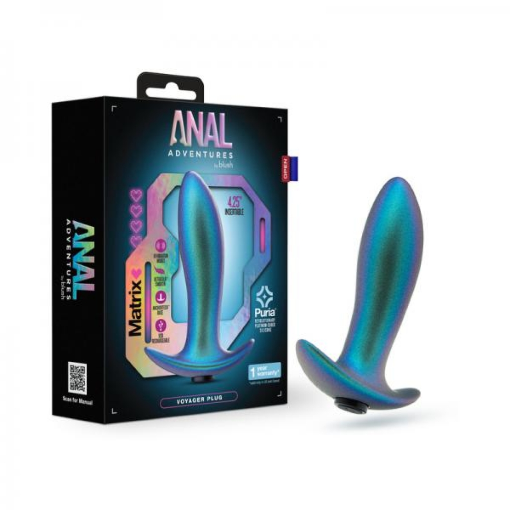 Anal Adventures Matrix Voyager Plug - Neptune Teal