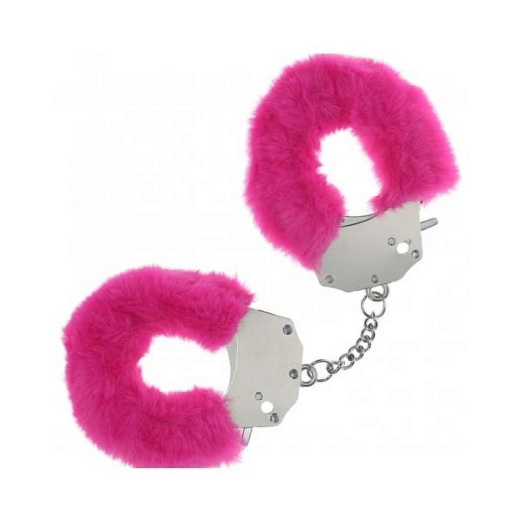 Ouch! Heavy-Duty Fluffy Handcuffs - Pink