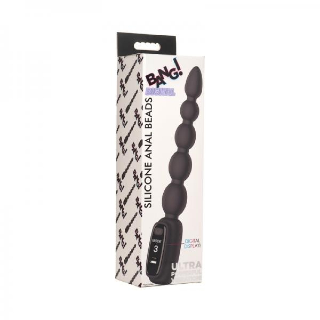 Digital Silicone Anal Beads with Vibrating Functions