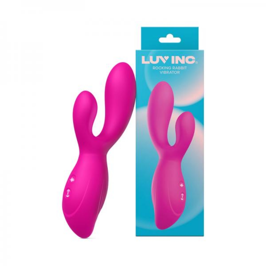 Luv Inc Rr94: Rocking Rabbit Vibrator - Pink