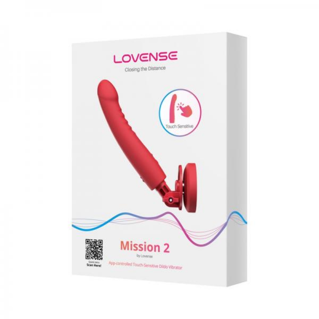 Lovense Mission 2 - Advanced Vibrating Suction Cup Dildo