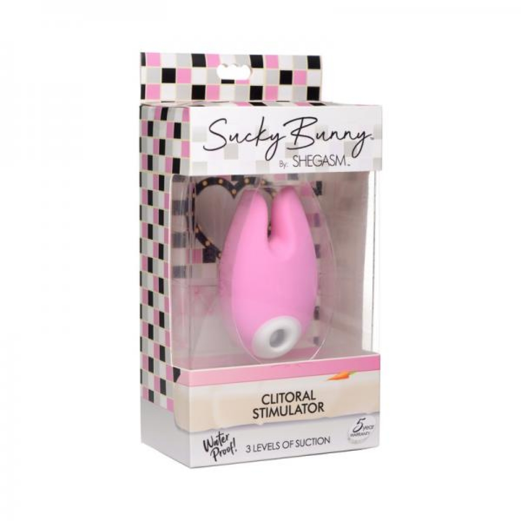 Shegasm Sucky Bunny Clitoral Stimulator - Pink Beauty