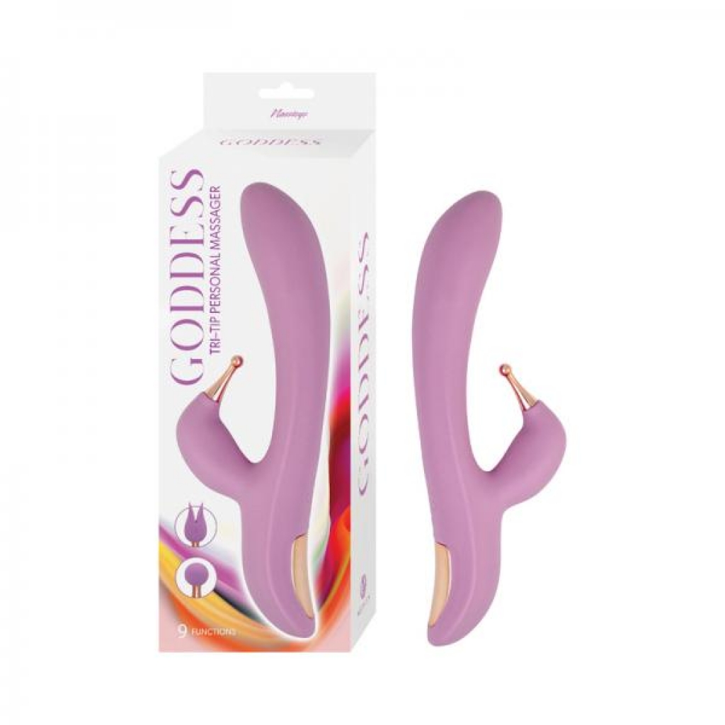 Nasstoys Goddess Tri-Tip Personal Massager in Lavender