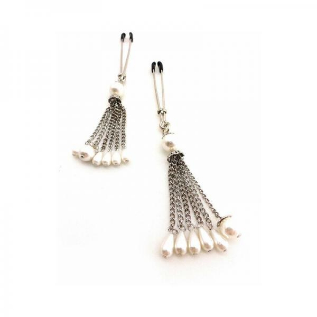 Bijoux De Nip Pearl Tassels Nipple Clamps